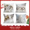 Vintage White Christmas Ball Pillowcase Bedroom Cushion Cover 100% Polyester Living Room Cushion Pillowcase Home Decor