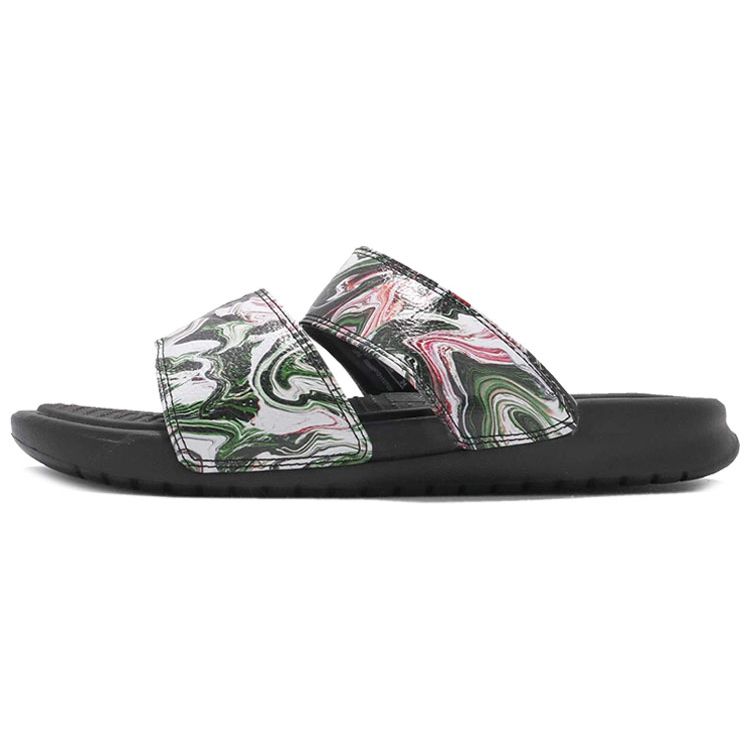 

Женские кроссовки Nike Benassi Duo Ultra Slide черные, зеленые, розовые 819717-003