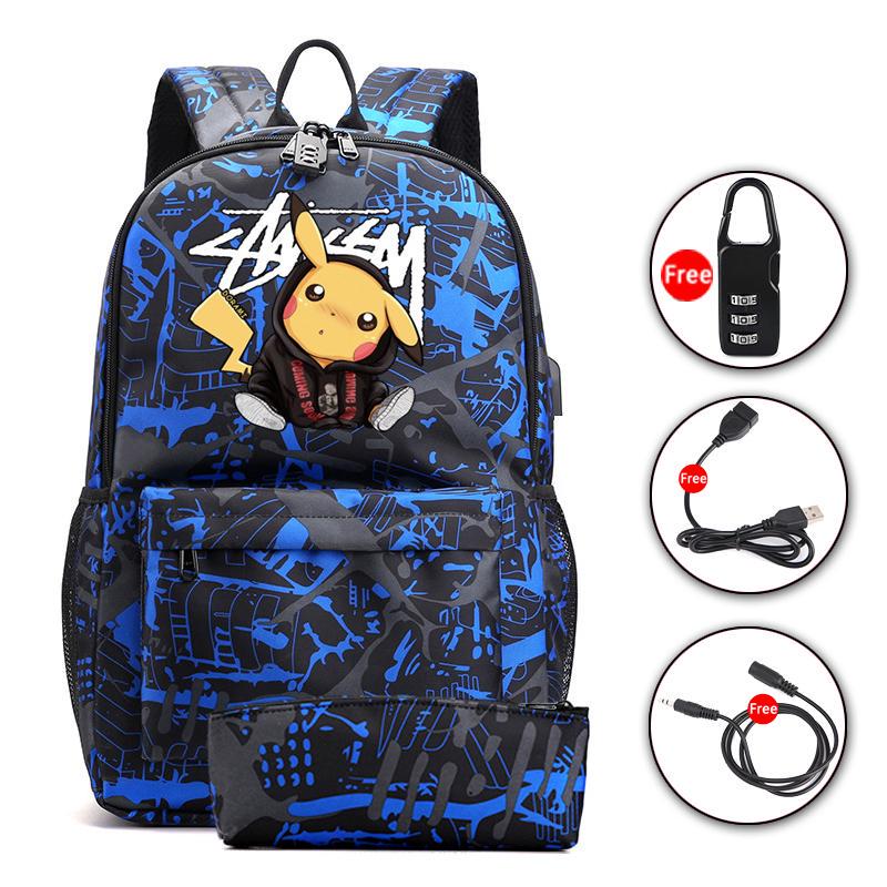 pokemon canvas backpack