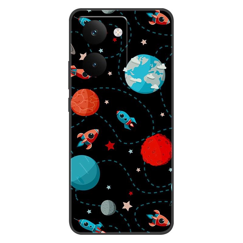 For Oppo Realme P3 Ultra 5G Case Ultra-light Texture Silicone Soft Shell Brand New Style Cool Scenery Cute Little Animals Case