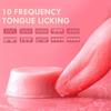 Weiche Zunge Lecken Vibrator G-punkt Klitoris Stimulator Mini Klitoris Sex Spielzeug für Frauen Wiederaufladbare Nippel Weibliche Masturbator