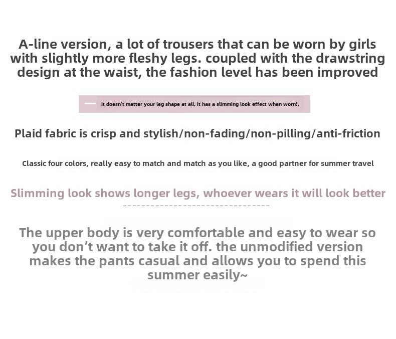 Women's 2025 Summer Pink Casual High-Waist A-Line Loose Wide-Leg Shorts