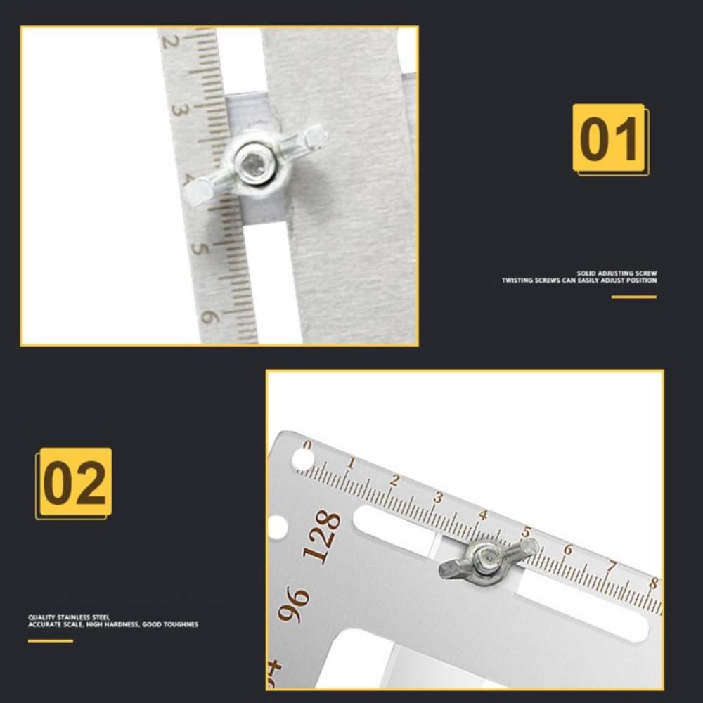 Template Hole Pitch Positioner Drill Guide Cabinet Jig Punch Locator Wardrobe Hole Punch