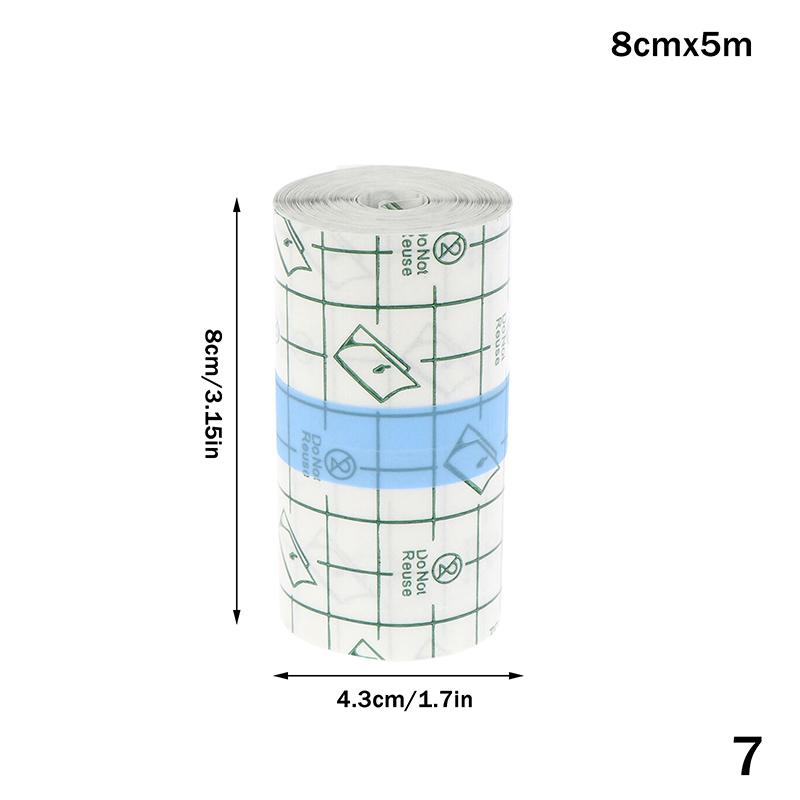 5/10M Medical Bandage Waterproof Tattoo Wound Repair Film Transparent Dressing Adhesive Skin Breathable Tape Plaster Sticker