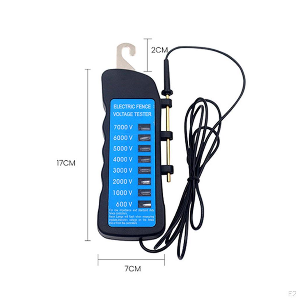 Advanced Electric Fence Voltage Tester - Reliable Measurement up to 7000V/12000V