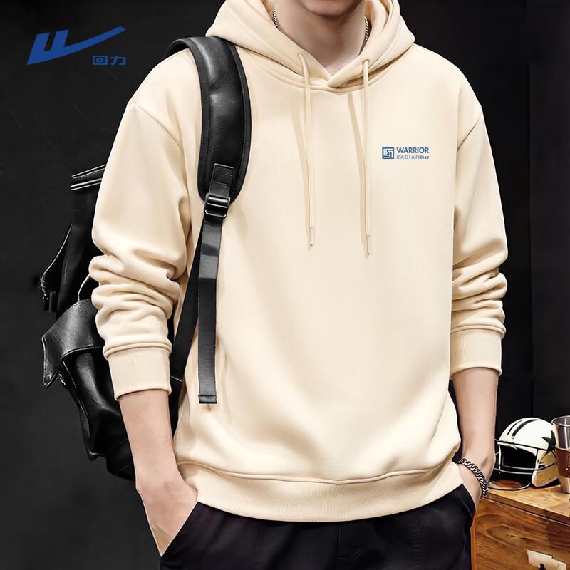 Warrior Men's Loose Hooded Pullover Sweatshirt