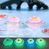 Colorful Luminescent Lotus Leaves Resin Aquarium Decor Vibrant Night Glow