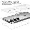 ABEEL For Samsung Galaxy Z Fold5 5G Magnetic Case Clear PC Anti Scratch Phone Cover