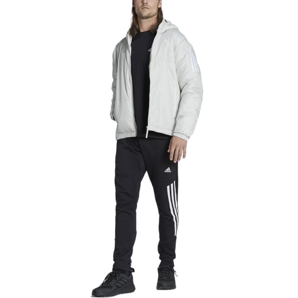 Adidas Puffer Jackets Men's Bauxite Brown Hooded Thickened Other hk4654