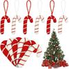 Christmas Felt Candy Cane Lollipop Ornaments for Tree and Home Decor