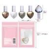 Pennello piccolo a forma di cuore impermeabile Shimmering Liquid Eyeliner Eye Illuminante Liquido Ombretto Trucco per occhi