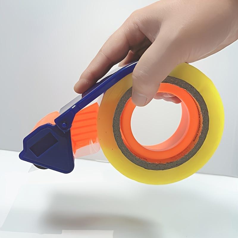 1/3pc Heavy-Duty Ergonomic Portable Packaging Tape Dispenser with Built-In Cutter,Warehouse Workers washi tape cutter stationery