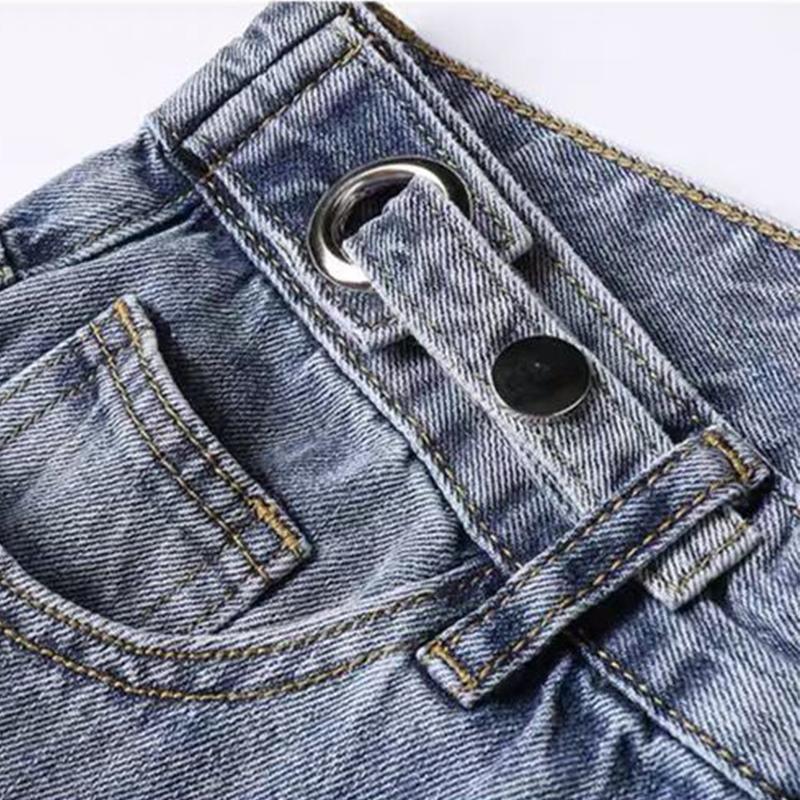 Mom Jeans Straight Pants Washed Loose High Waist Plus Size Women Casual Boyfriends Cowboy Vintage Wide Leg Trousers