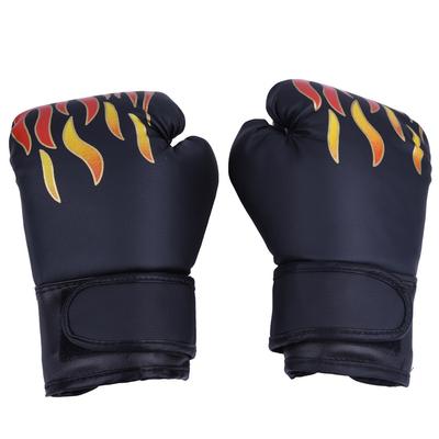 Child Boxing Fighting Muay Thai Sparring Punching Kickboxing Grappling Sandbag Gloves Black