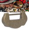 Chinese Carved Lock Set Ming Qing   Antique Brass Padlock for Cabinet Jewelry Box