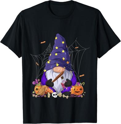 Cute Gnome Happy Halloween Fall Candy Corn Pumpkin Men Women T-Shirt Unisex T-Shirt