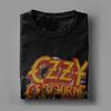 Ozzy Osbourne T-skjorte Menn Casual 100% Bomull T-skjorte O-hals Kort Erm T-skjorte Gaveidé Topper