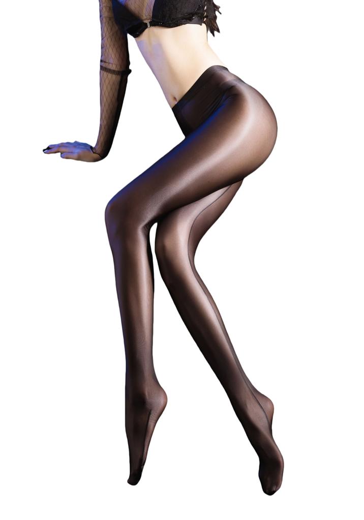 M-Xl Glossy Shiny Candy Color Pantyhose Tights Sexy Transparent Leggings Collant Sexy Clubwear Nylon Stocking Lingerie