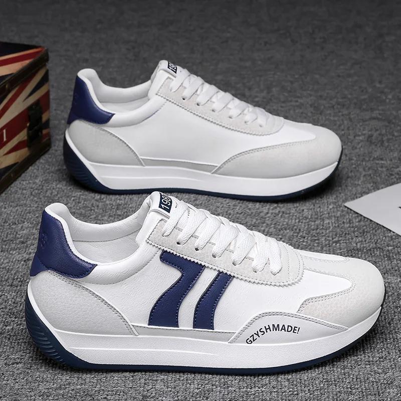 

Кросівки Повсякденні Чоловічі Дизайнерські Ретро Бігові Модні Мікрофібра Шкіра Тканина Дихаючі Збільшення Зросту Плоска Платформа 39