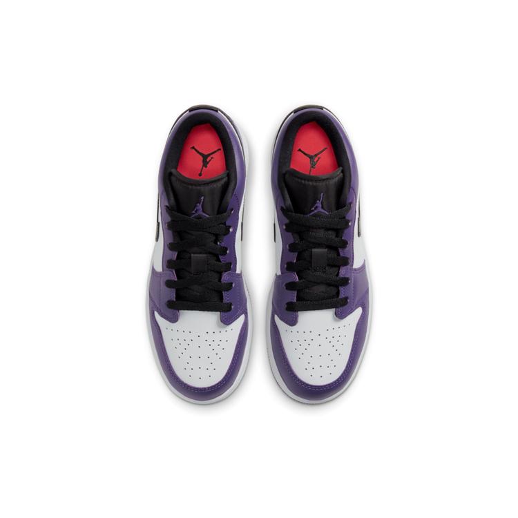 Jordan 1 Low Court Purple White GS 553560-500