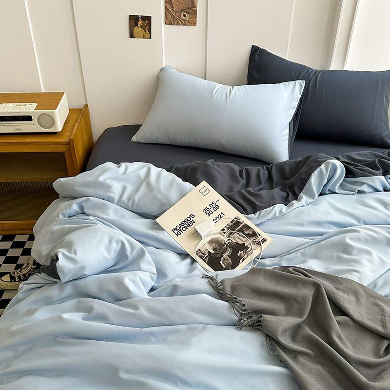 

Современный пододеяльник Nordic Washable Ins Простой Удобный Безвредный для кожи Бытовой Универсальный Четырехсезонный Мягкий Пододеяльник Повседневный 150x200cm