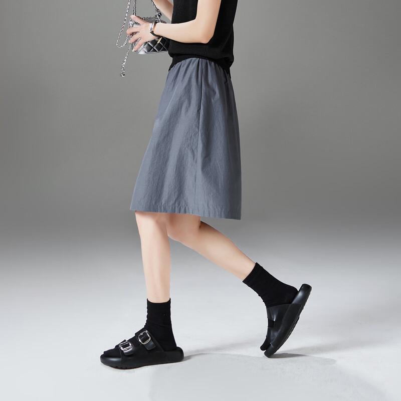 SOFSIL 2026 Summer A-Line High-Waisted Skirt
