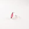 Pinker Rubellit Edelstein 925 Sterlingsilber Schmuck Handgefertigter Ring Geschenk für Mama RR-23-8