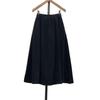 Plus Size High-Waisted Corduroy A-line Skirt - Loose Fit, Slimming, Big Hem for Autumn/Winter