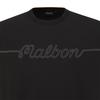 MALBON GOLF Bucket Stitch Uni Round T-Shirt Black