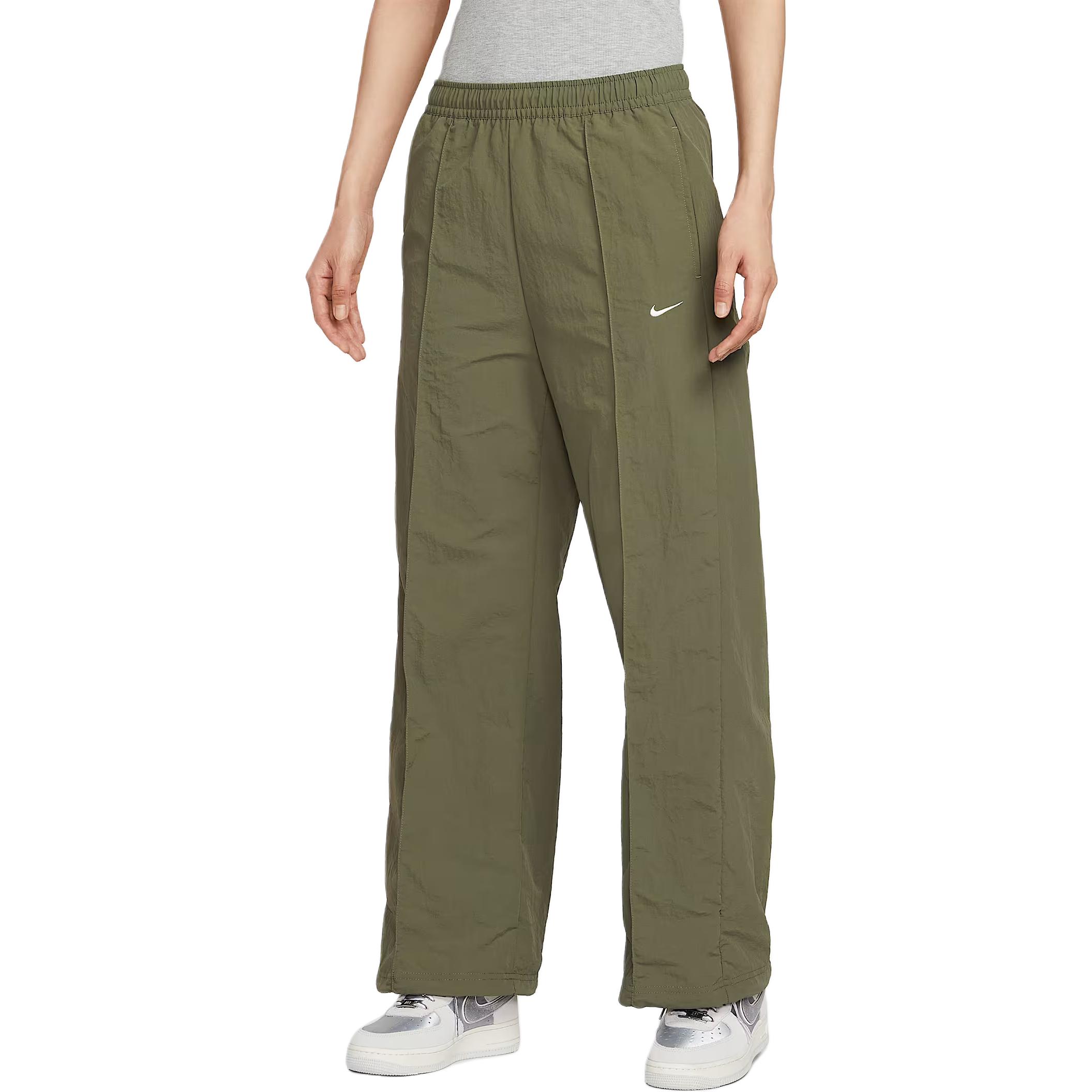 Nike Sportswear Everything Woven Mid-Rise Lightweight Fashion Versatile Casual Pants Women Bottoms FQ3589-222 S