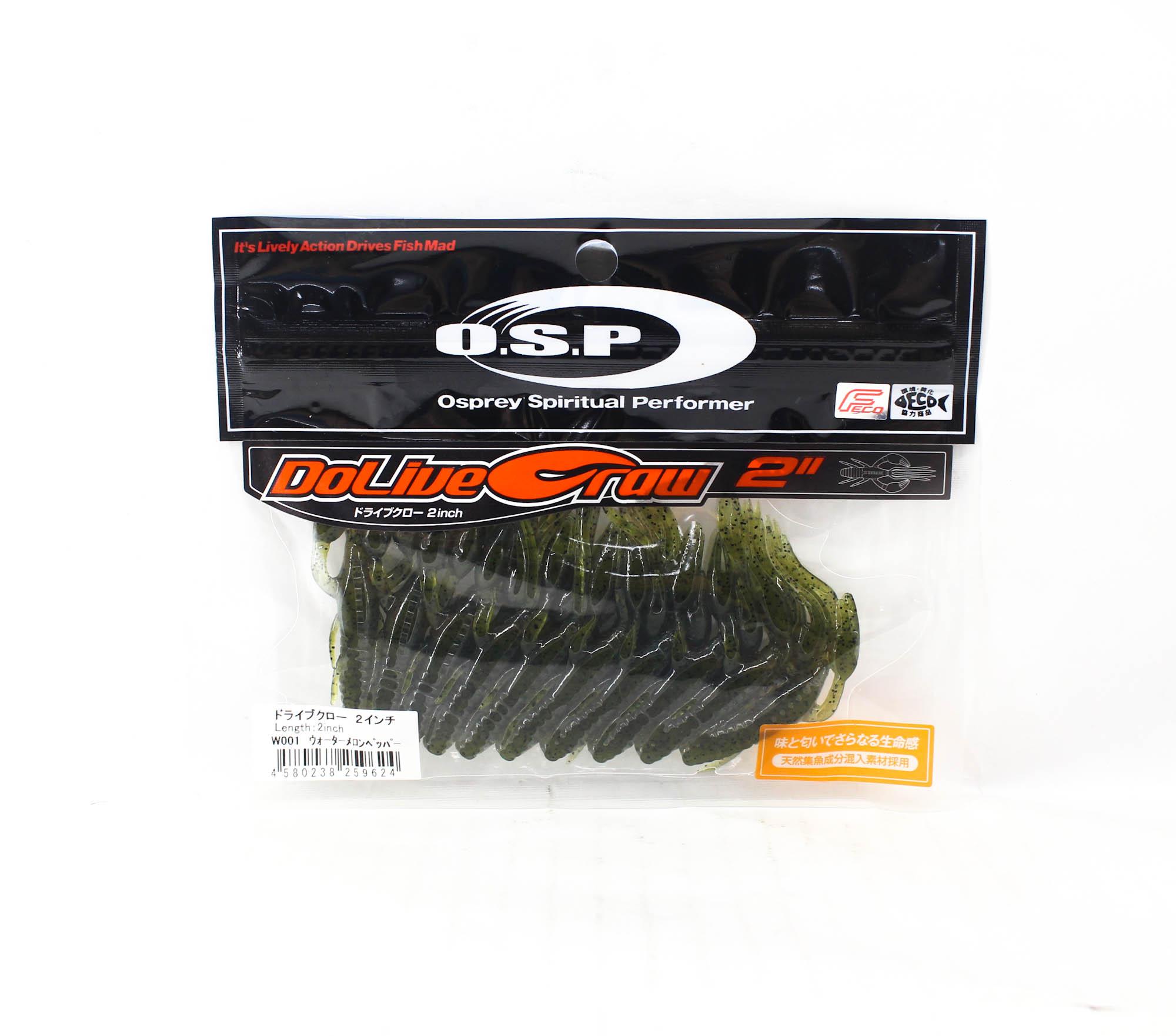 

Мягкая приманка OSP Dolive Craw 2 дюйма W-001 (9624)