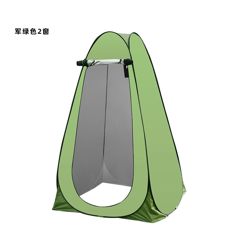 Portable Pop-Up Shower Tent, Outdoor Privacy Changing Room, Sunproof Bathroom Shelter for Camping, Hiking, Beach, with Waterproof Floor