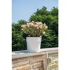 DEROMA Flower Pot Vaso Save R - 48 X H43.1 Cm - 58L - White