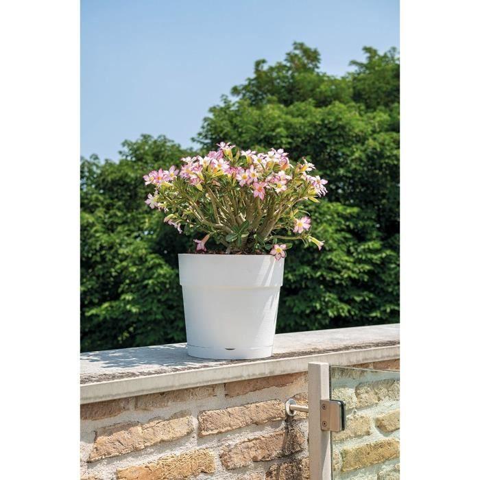 DEROMA Flower Pot Vaso Save R - 48 X H43.1 Cm - 58L - White
