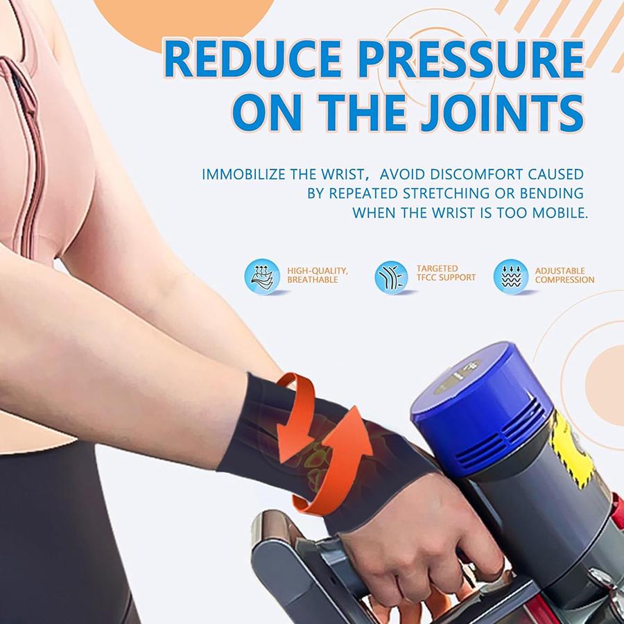 Unisex Elastic Wrist Support Brace - Ultra Thin Breathable Anti-Sprain for Sports Fitness Gym Training & Daily Workout Protectio