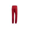 Adidas Originals Trefoil Essentials Cotton French Terry Slim Fit Drawstring Waist Ribbed Cuffs Casual Jogger Pants Men Red DX3618
