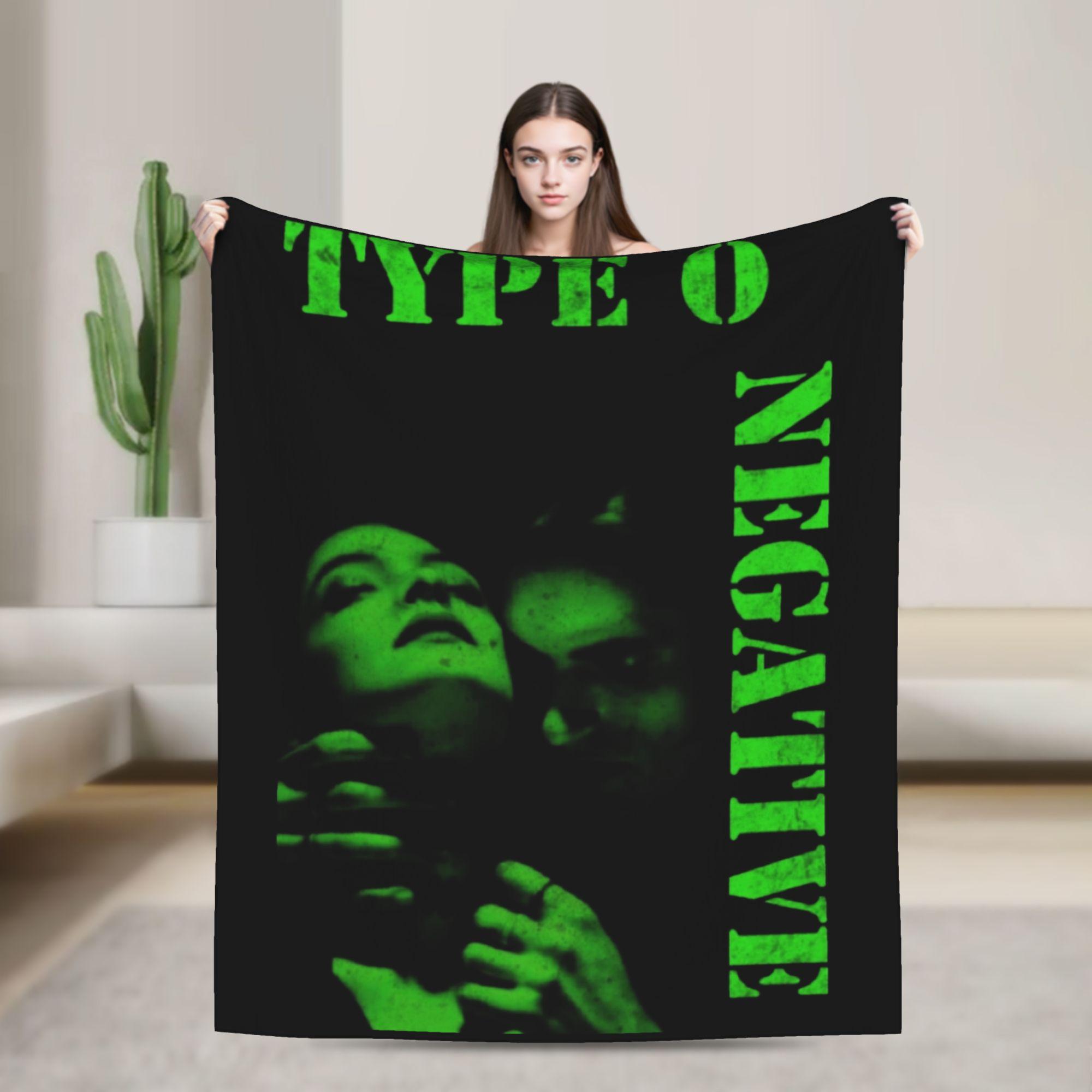 Type O Negative Rock Band Blanket Fleece Music Album Warm Throw Blanket for Bedding Couch Quilt Multi-function 30x40in