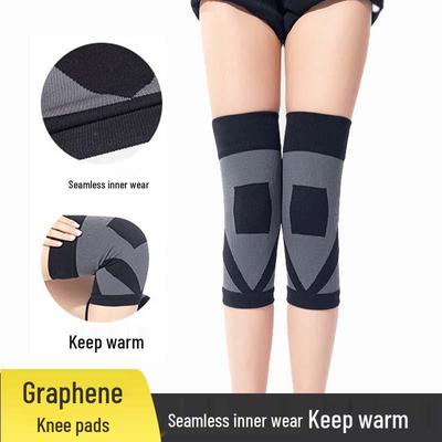 Graphene-Infused Anti-Slip Warm Knee Pads for Cycling and Cold Protection