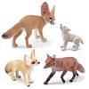 Coyote Wildlife Pvc Model Set With Static Animal Figures For Learning And Play