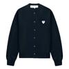 CDG Play Knitwear Unisex Crew Neck Moderate Cardigan CPXCDAXN0610O