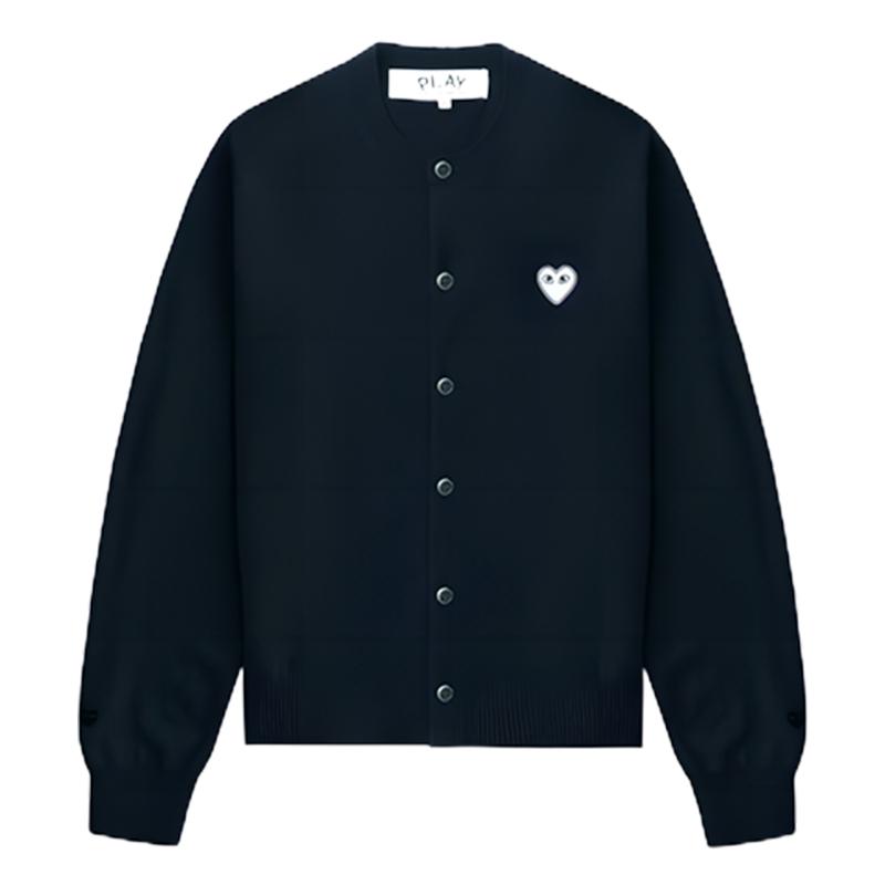 CDG Play Knitwear Unisex Crew Neck Moderate Cardigan CPXCDAXN0610O
