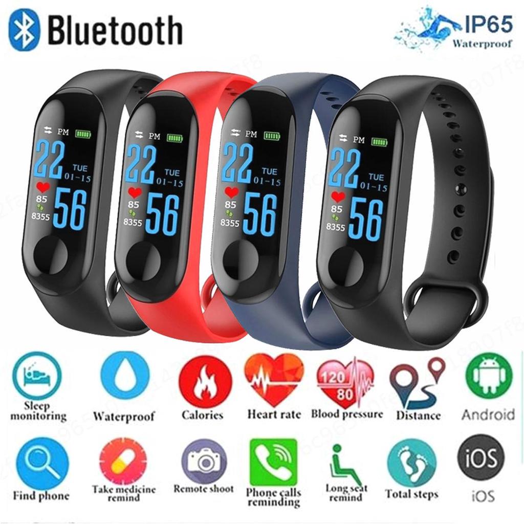 Buy M3 Smart Watch Bracelet Heart Rate Monitor Fitness Tracker Smart
