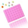 48 Cavity Small Donuts Chocolate Silicone Mold Small  Fondant Candy Mold  Baking Tools
