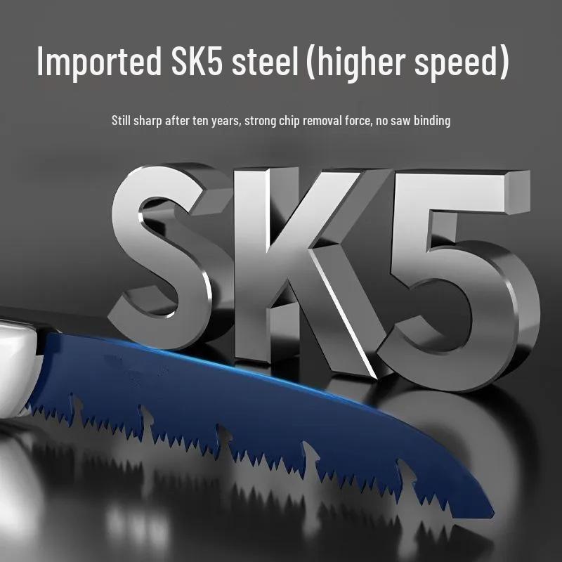 Deutsche Klappsäge aus Manganstahl für schnelles Holzarbeiten und Baumsägen