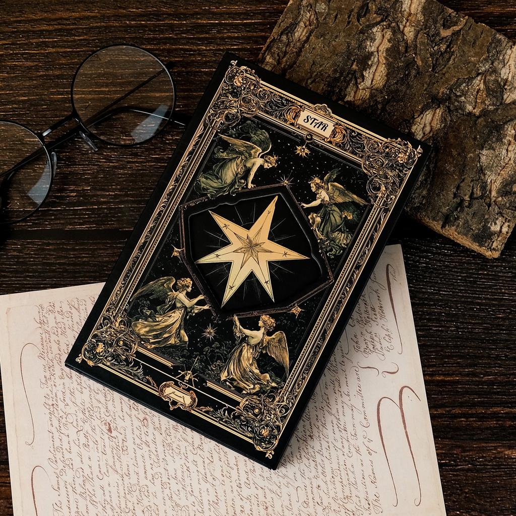 Journal, Gothic Journal, Women's Date Book, Daily Planner Notebook, Time Management Journal, Reading Organizer, Men's Occult Journal,