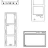 20 ks Retro samolepek s filmem z fotoaparátu PET Dekorativní Vintage samolepky na scrapbooking pro DIY