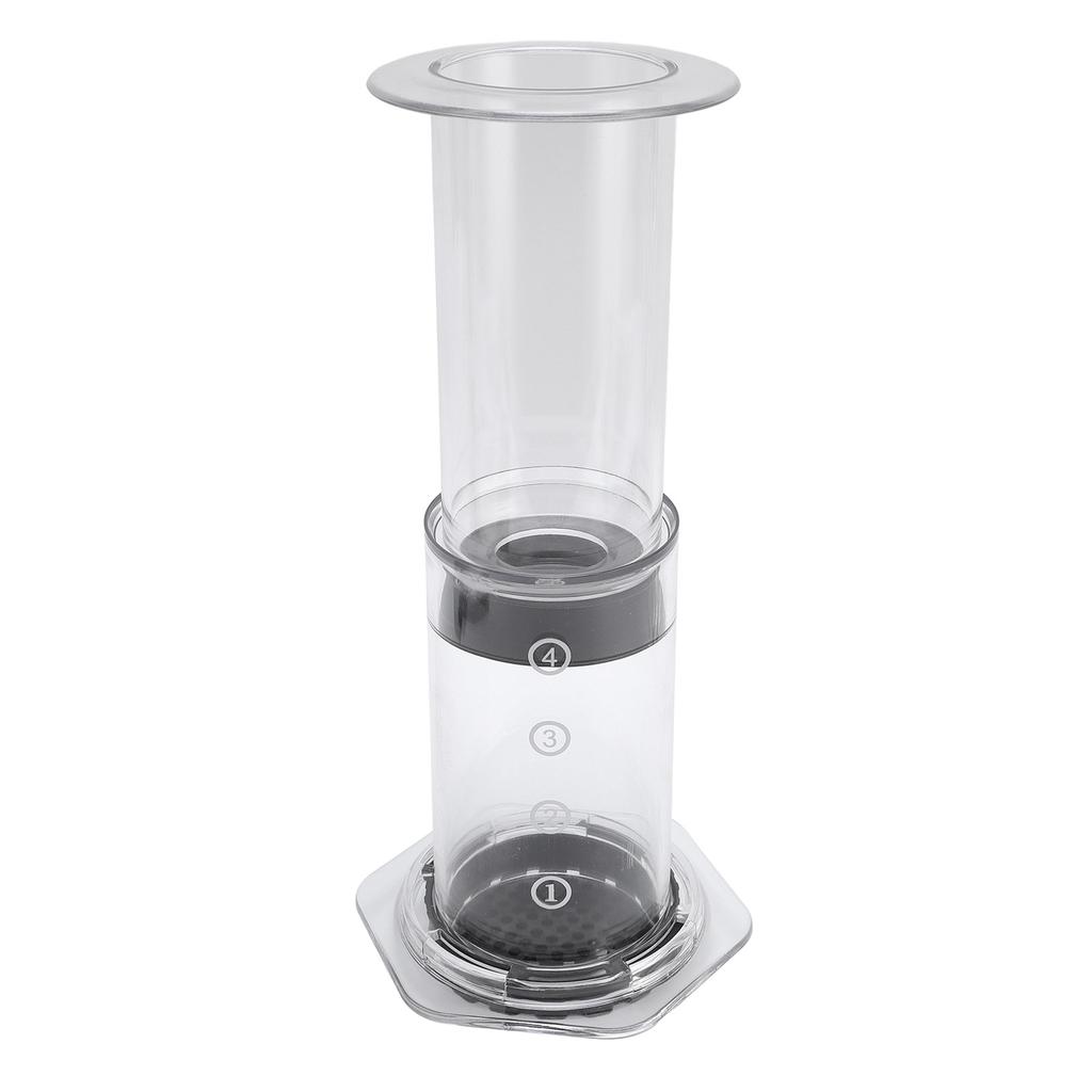 300ml Transparent Outdoor Portable Hand Press Coffee Maker Hand Brewing Coffee Press Pot For Travel