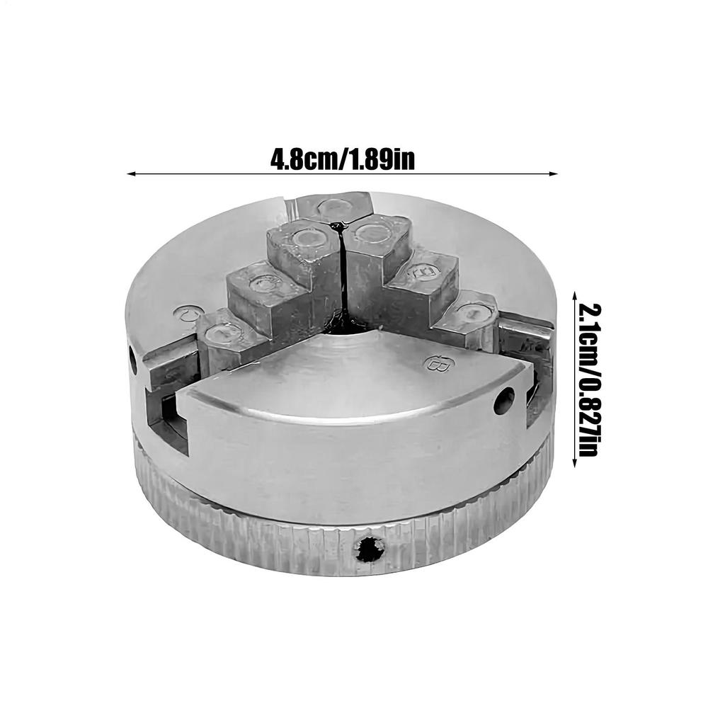 1 Set Z011 3-Backen-Drehfutter Selbstzentrierend Präzisionsspannzange Bohrer Zubehör für Holzbearbeitungswerkstatt Hobbyist Reparatur Fabrik