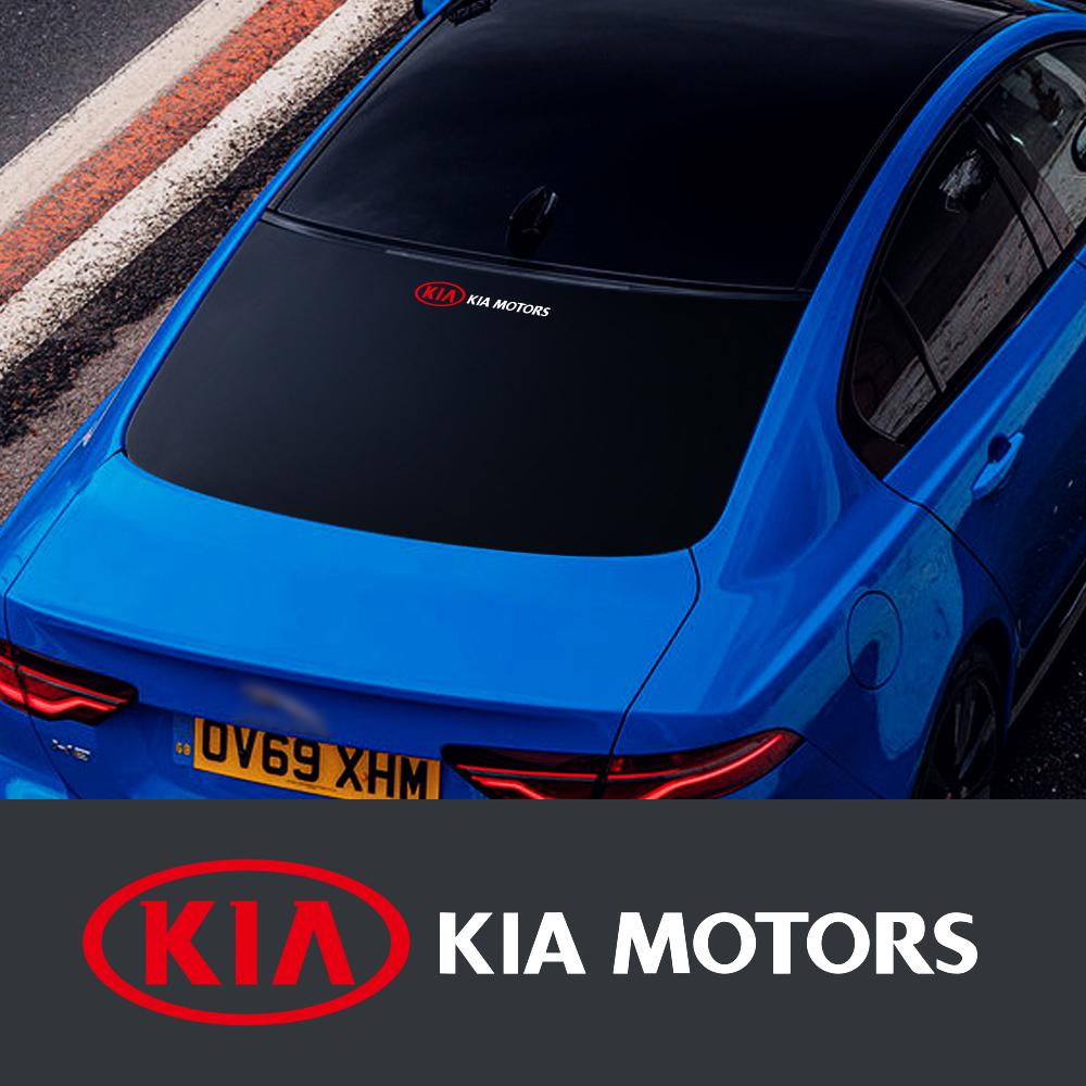 2/4Pcs Car Stickers Auto Body Rear Trunk Emblem Decal Decoration For KIA Ceed Sorento Rio Sportage Picanto Optima Cadenza Forte