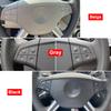 For Mercedes Benz Class GL W164 2006-2009 Car Steering Wheel Button switch panel Frame decoration Cover Interior Car Accessories